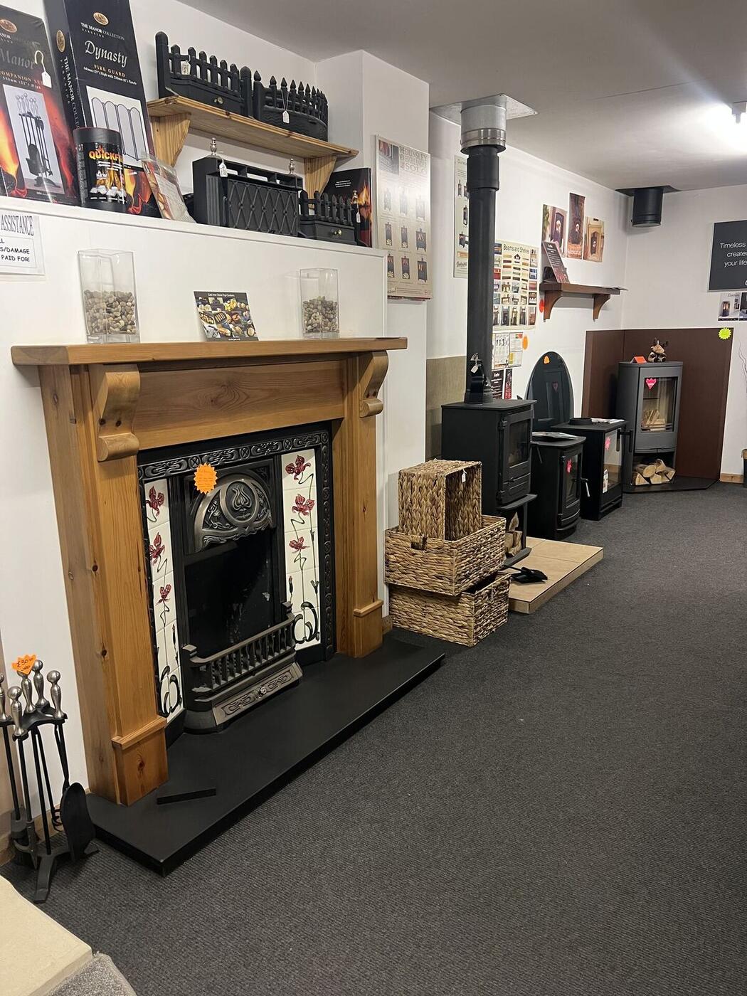 The showroom at Unit 7, Wroughton Business Park