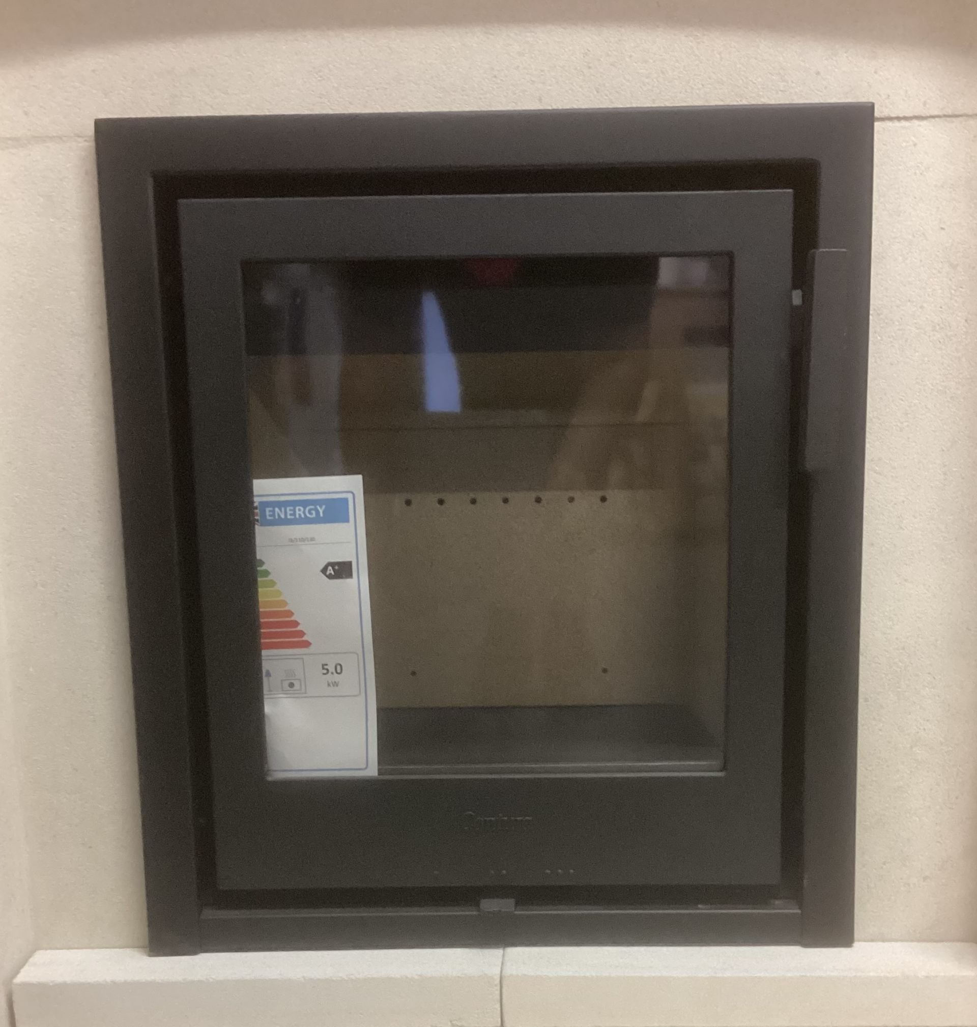 Contura i1, Inset ,Black, 3 sided Frame
