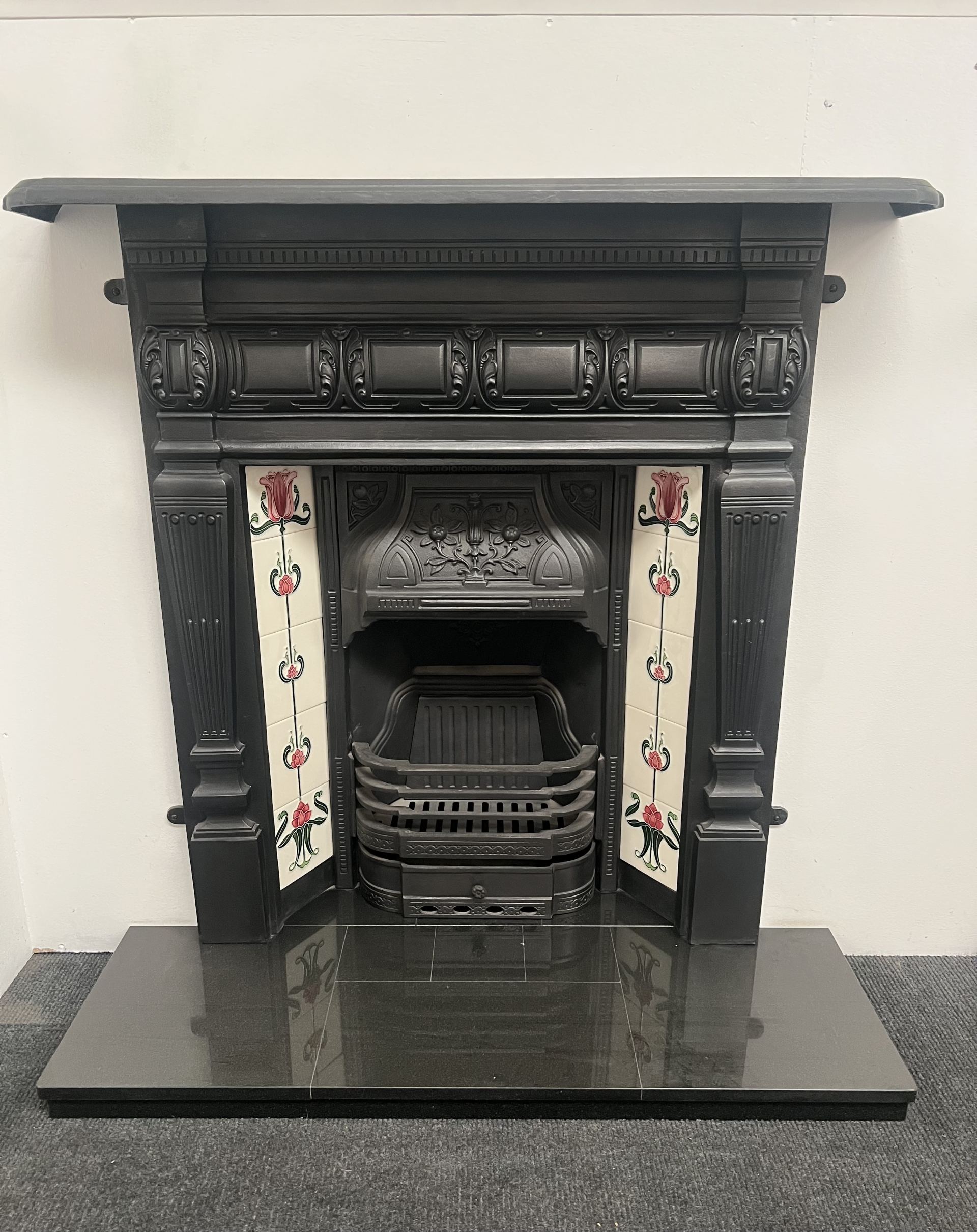 Cast Iron combination fireplace 36”